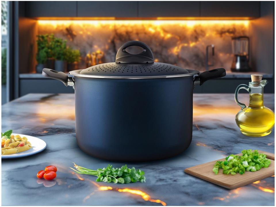 Espagueteira Tramontina de Alumínio 5,7L Azul - 1