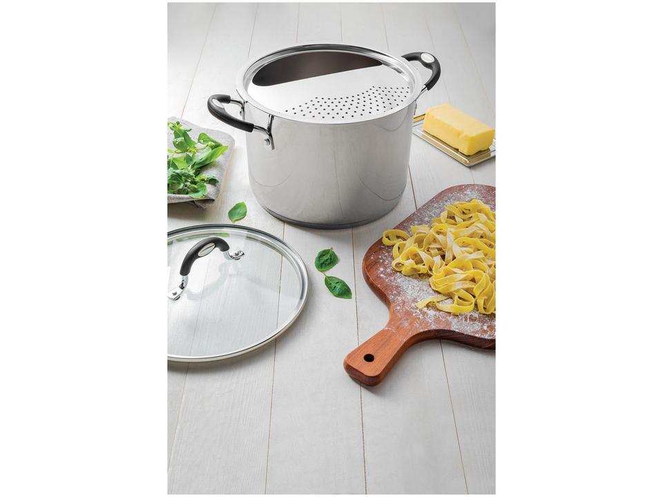 Espagueteira Tramontina Inox 7,8L 24cm com Tampa - 1