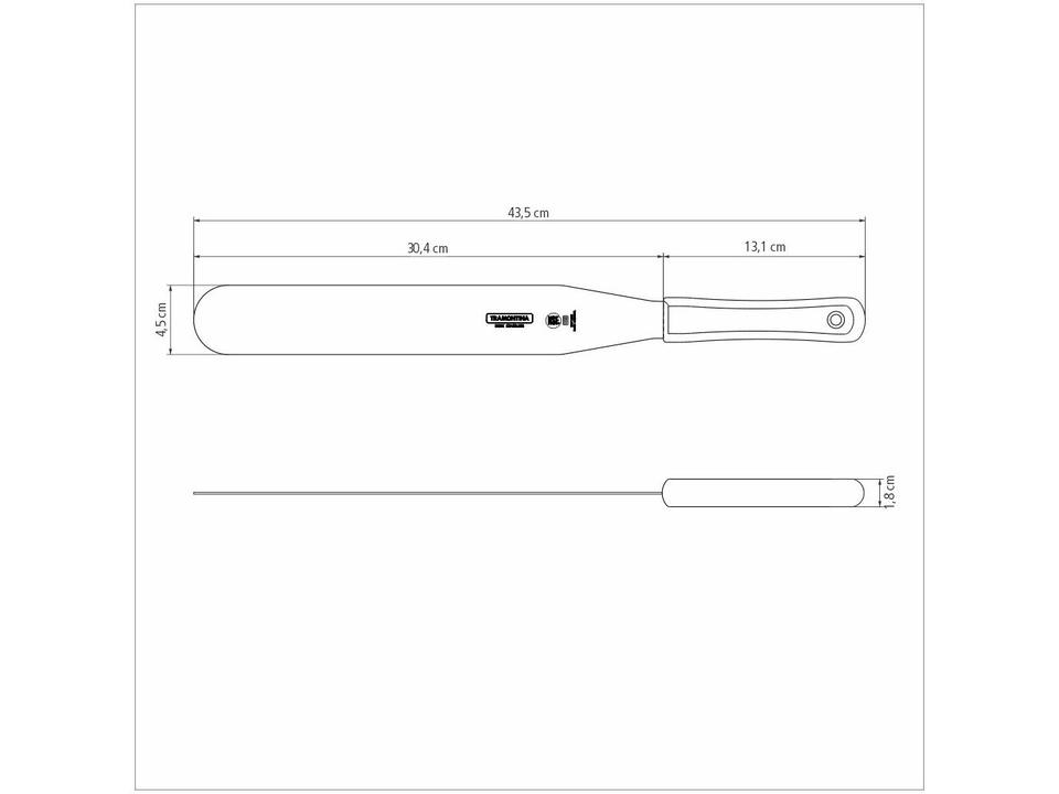 Espátula para Confeiteiro Inox Tramontina  - Profissional Master 12” - 4
