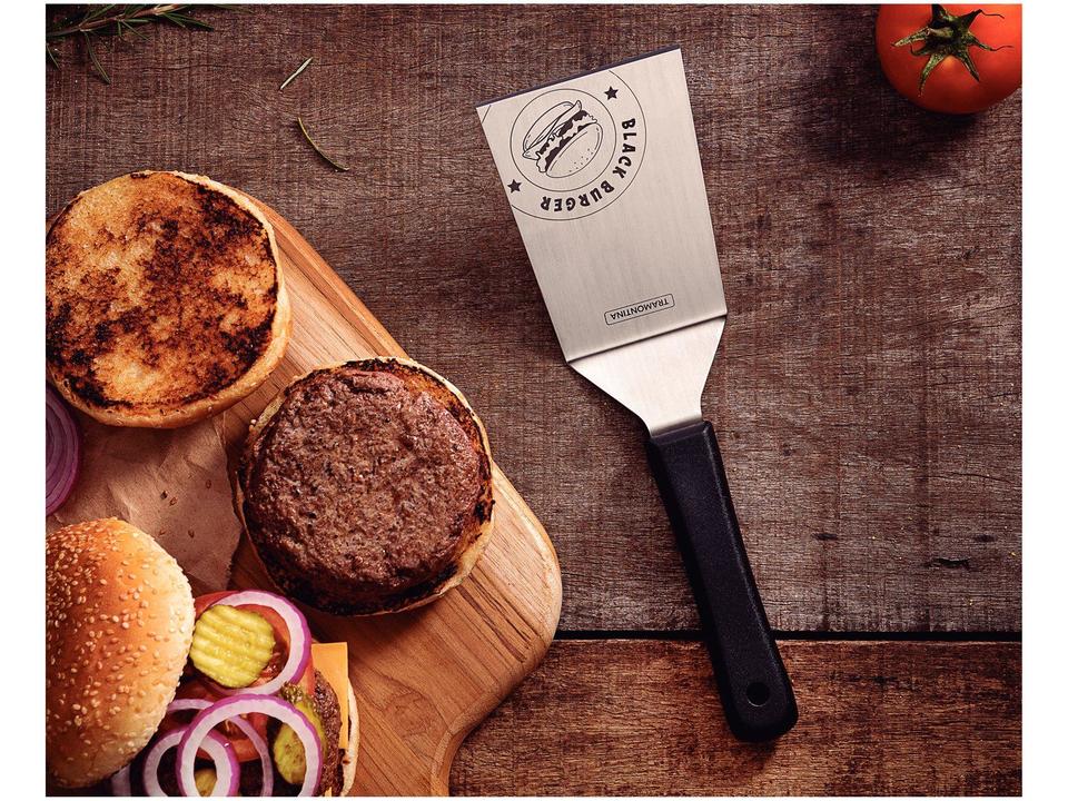 Espátula para Hambúrguer Tramontina Churrasco Black Burger - 1