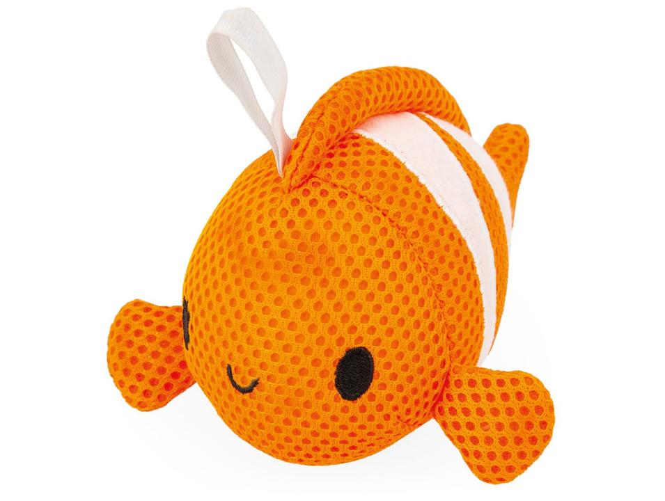 Esponja de Banho Janod Animais Marinhos Azul Laranja e Vermelho 3 Unidades - 6