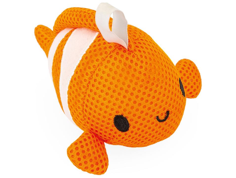 Esponja de Banho Janod Animais Marinhos Azul Laranja e Vermelho 3 Unidades - 5