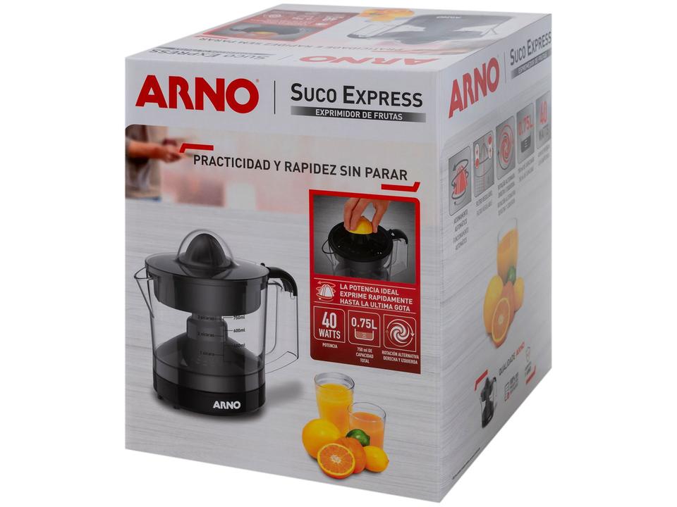 Espremedor de Frutas Arno Suco Express CP31 Elétrico 40W 750ml - 10