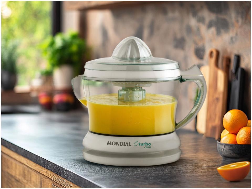 Espremedor de Frutas Mondial E-01 Elétrico 25W Branco - 1