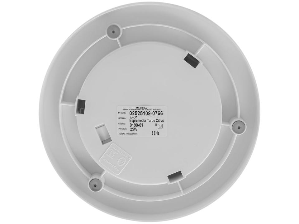 Espremedor de Frutas Mondial E-01 Elétrico 25W Branco - 16