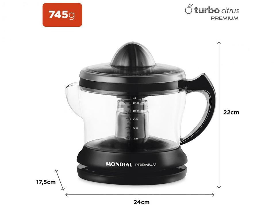 Espremedor de Frutas Mondial E-02 Premium - 6