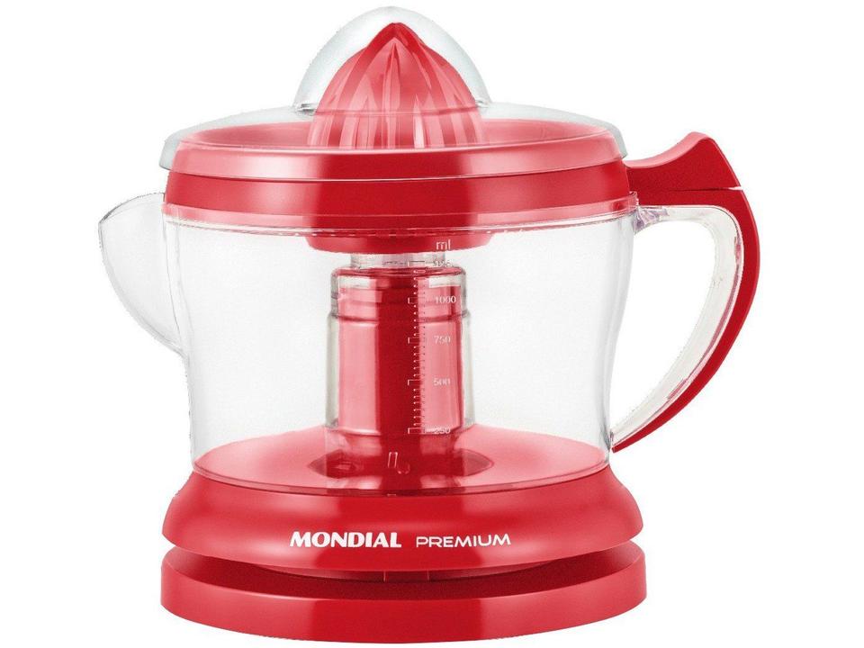 Espremedor de Frutas Mondial Red Premium E-23 30W 1,25L Vermelho - 7