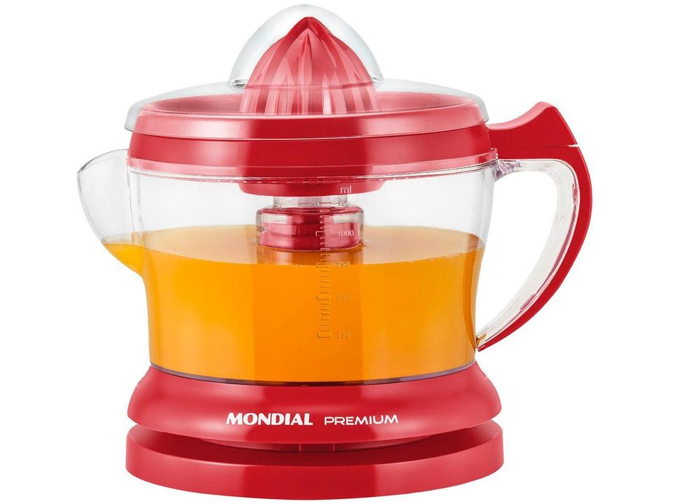 Espremedor de Frutas Mondial Red Premium E-23 30W 1,25L Vermelho - 6