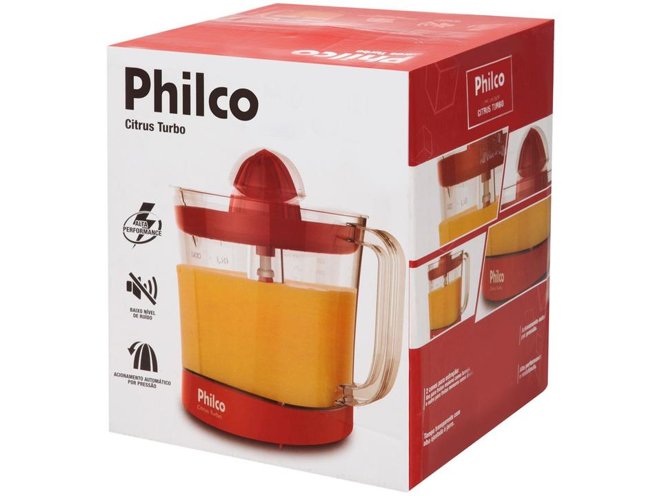 Espremedor de Frutas Philco Citrus Turbo Elétrico - 12