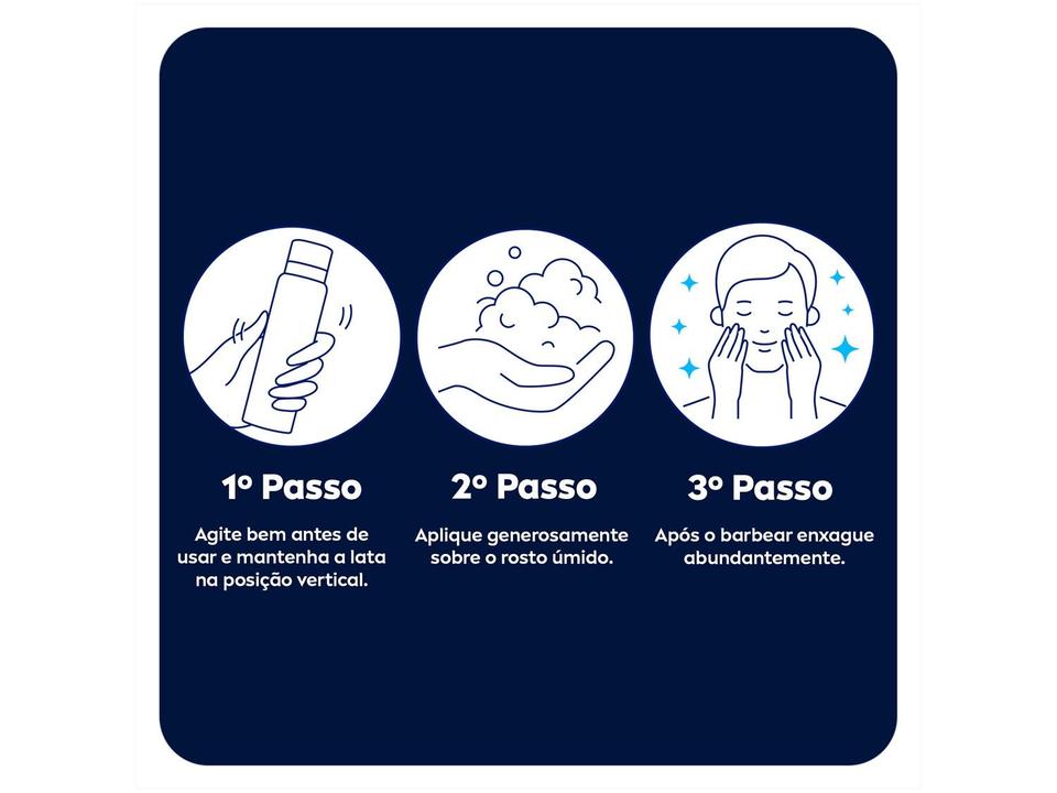 Espuma de Barbear Nivea Men Original Protect - 6