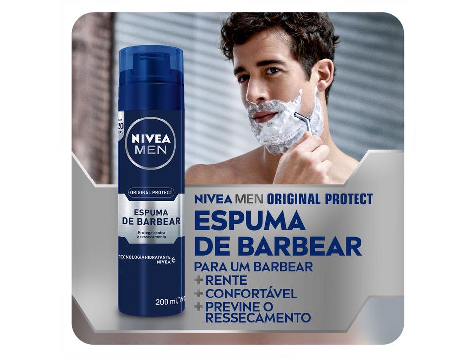 Espuma de Barbear Nivea Men Original Protect - 2