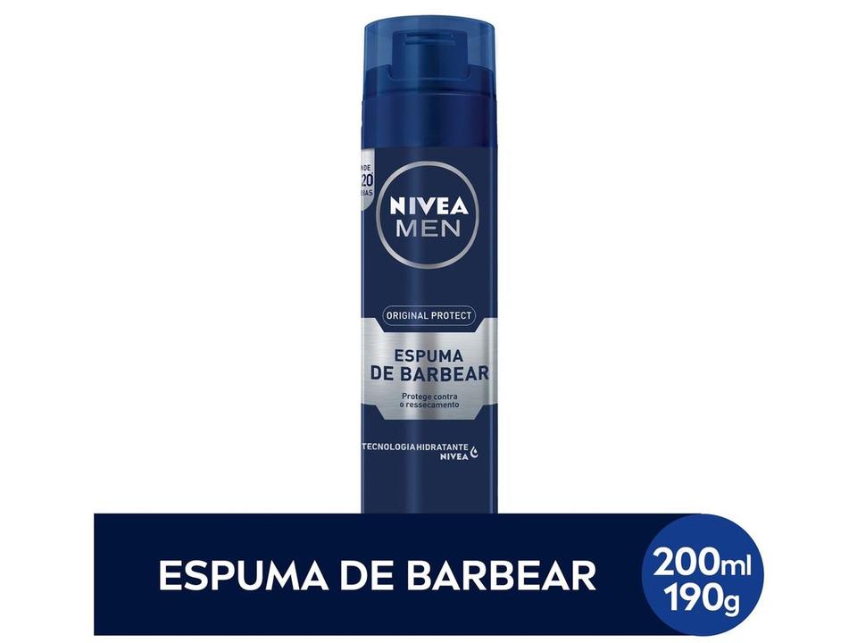 Espuma de Barbear Nivea Men Original Protect - 1
