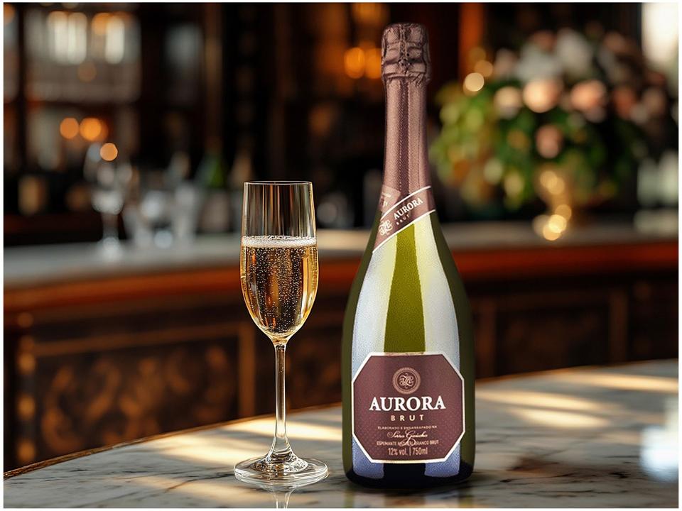 Espumante Branco Aurora Brut 750ml - 1