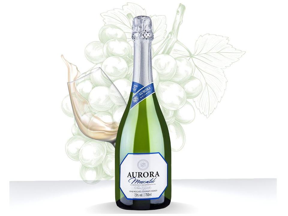 Espumante Branco Doce Aurora Moscatel 750ml - 2