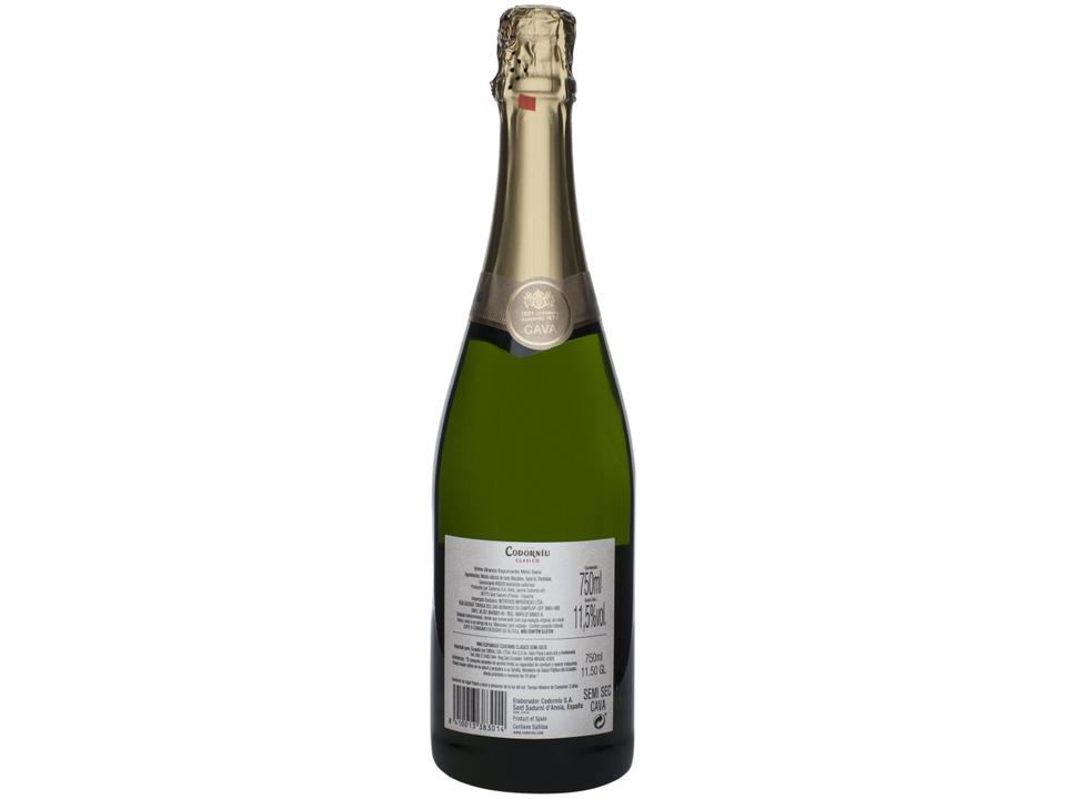 Espumante Branco Meio Seco Codorníu Clasico 750ml - 3