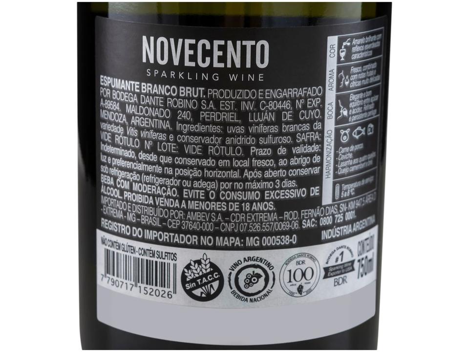 Espumante Brut Novecento Vinho 750ml - 4