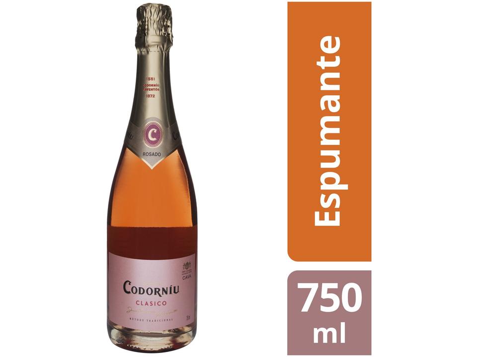 Espumante Rosé Brut Codorníu Clasico - 1