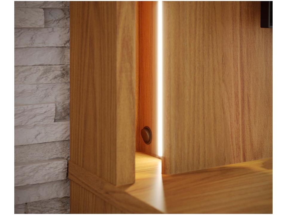 Estante Home para TV até 75" 2 Portas Colibri Jordão - 4