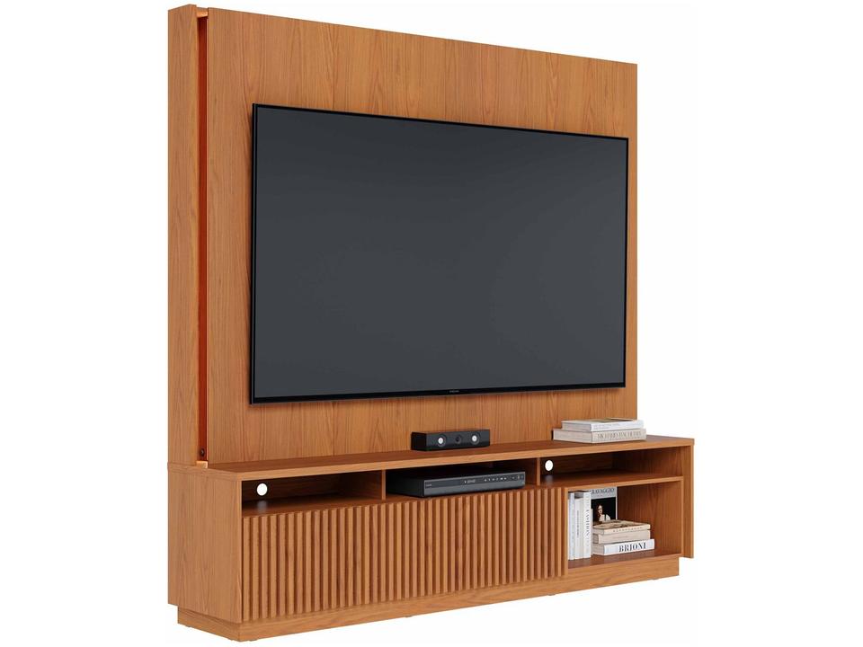 Estante Home para TV até 75" 2 Portas Colibri Jordão - 9