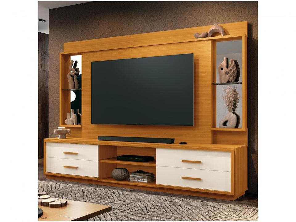 Estante Home para TV até 75” 4 Gavetas EDN Móveis Len - 3