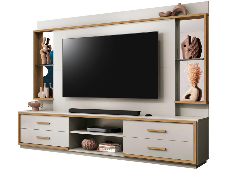 Estante Home para TV até 75” 4 Gavetas EDN Móveis Len