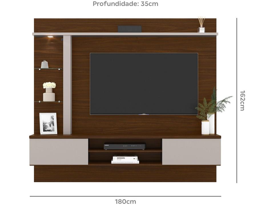Estante Home Suspenso para TV até 60” 2 Portas - 7