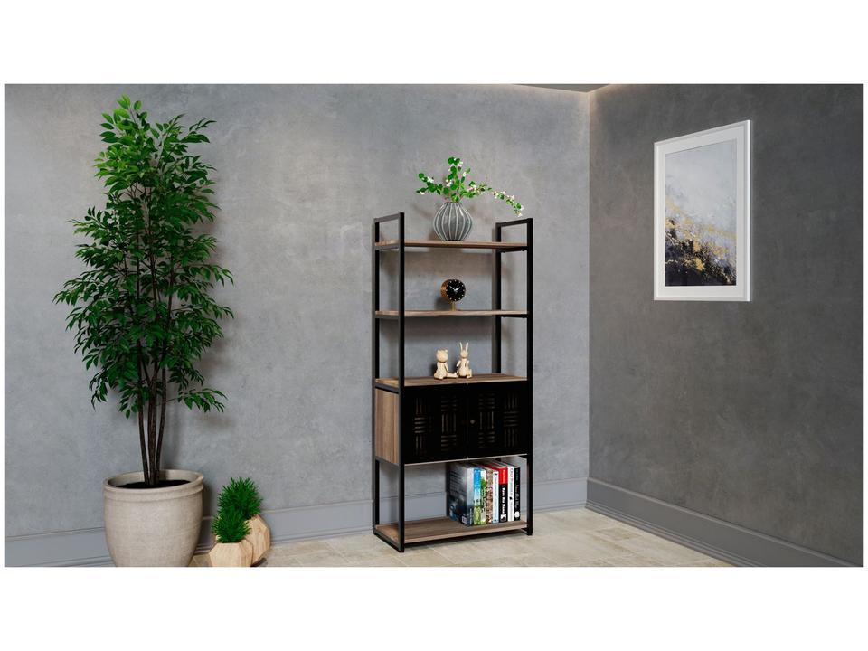 Estante Multiuso 2 Portas 4 Prateleiras Multivisão Urbana - 1