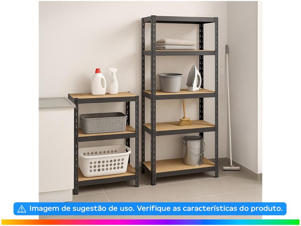 Estante Multiuso 5 Prateleiras Multivisão Stronger - 2