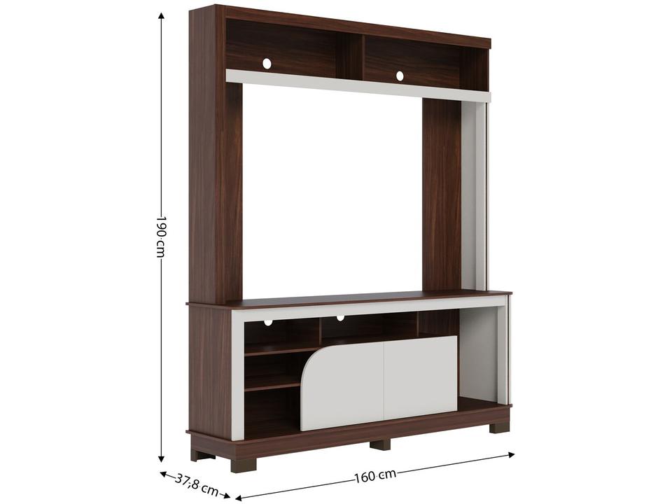 Estante para TV até 65" 2 Portas Colibri Belaya - 1