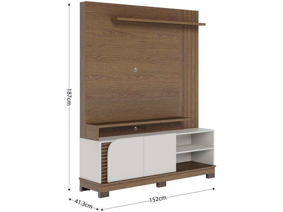 Estante para TV até 65" 2 Portas Colibri Jurerê - 1