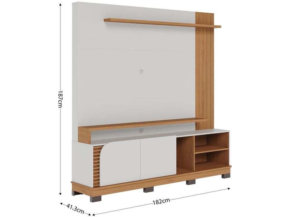 Estante para TV até 75" 2 Portas Colibri Jurerê - 1