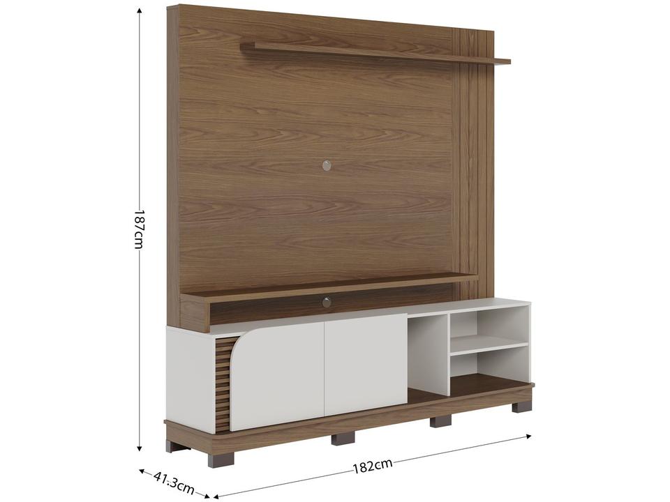 Estante para TV até 75" 2 Portas Colibri Jurerê - 1