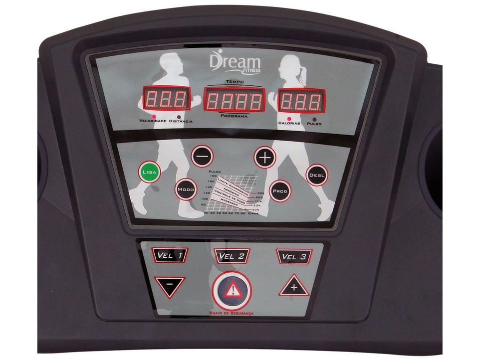 Esteira Ergométrica Dream Fitness Premium TD 142A - Vel. Máxima 14km/h - Bivolt - 4