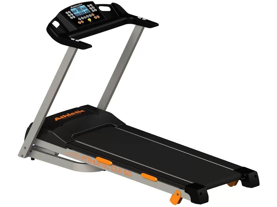 Esteira Ergométrica Elétrica Dobrável Athletic CLE 50 Vel. Máxima 16km/h - 1