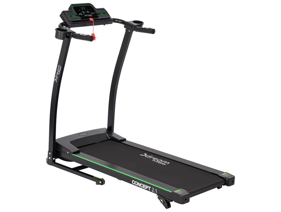 Esteira Ergométrica Elétrica Dream Fitness Concept 2.1i Dobrável Vel. Máxima 14km/h