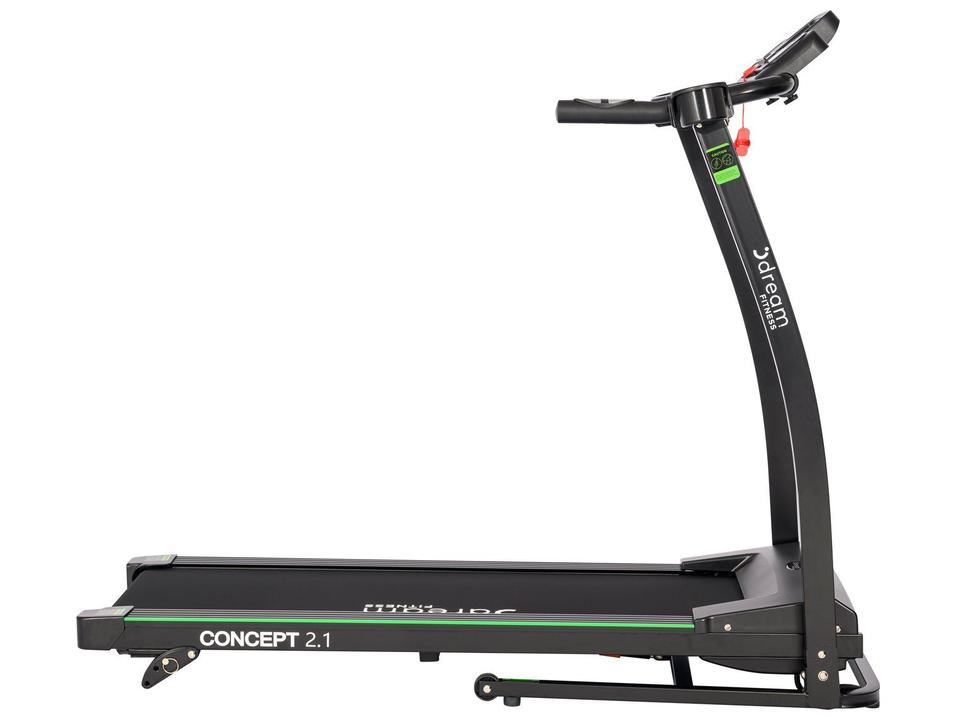 Esteira Ergométrica Elétrica Dream Fitness Concept 2.1i Dobrável Vel. Máxima 14km/h - 9