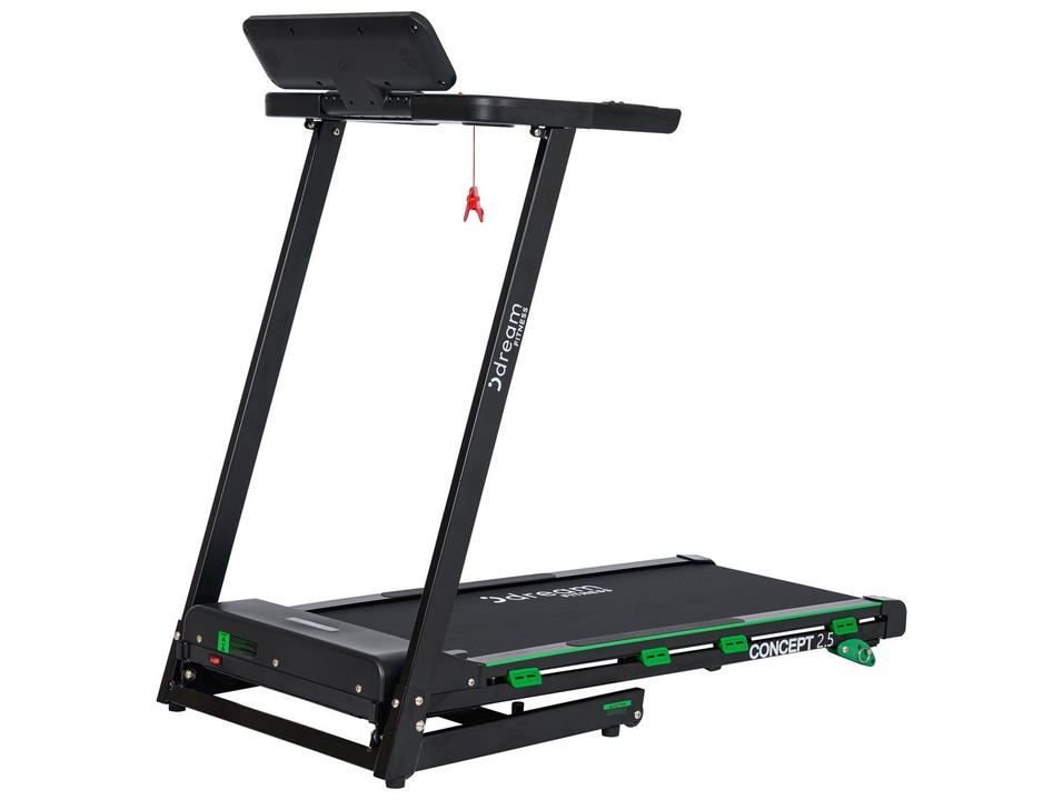 Esteira Ergométrica Elétrica Dream Fitness Concept Compact 2.5i Dobrável Vel. Máxima 16km/h - 10