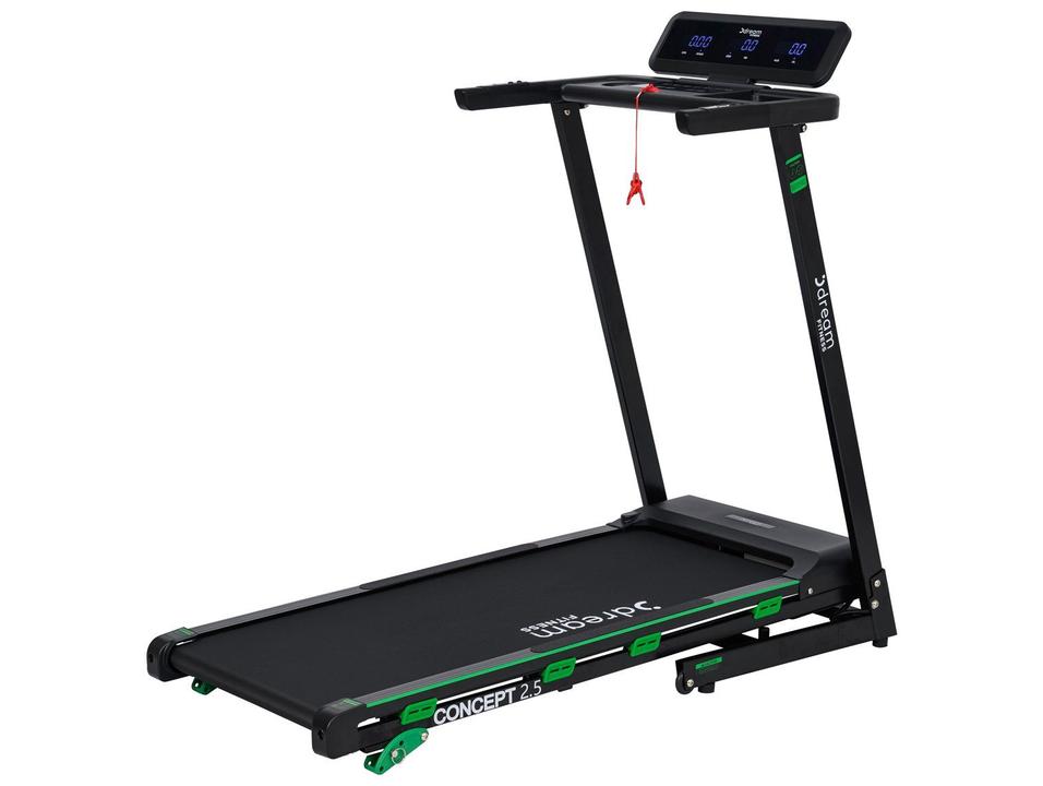 Esteira Ergométrica Elétrica Dream Fitness Concept Compact 2.5i Dobrável Vel. Máxima 16km/h - 6