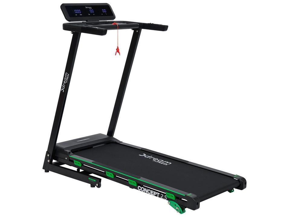 Esteira Ergométrica Elétrica Dream Fitness Concept Compact 2.5i Dobrável Vel. Máxima 16km/h