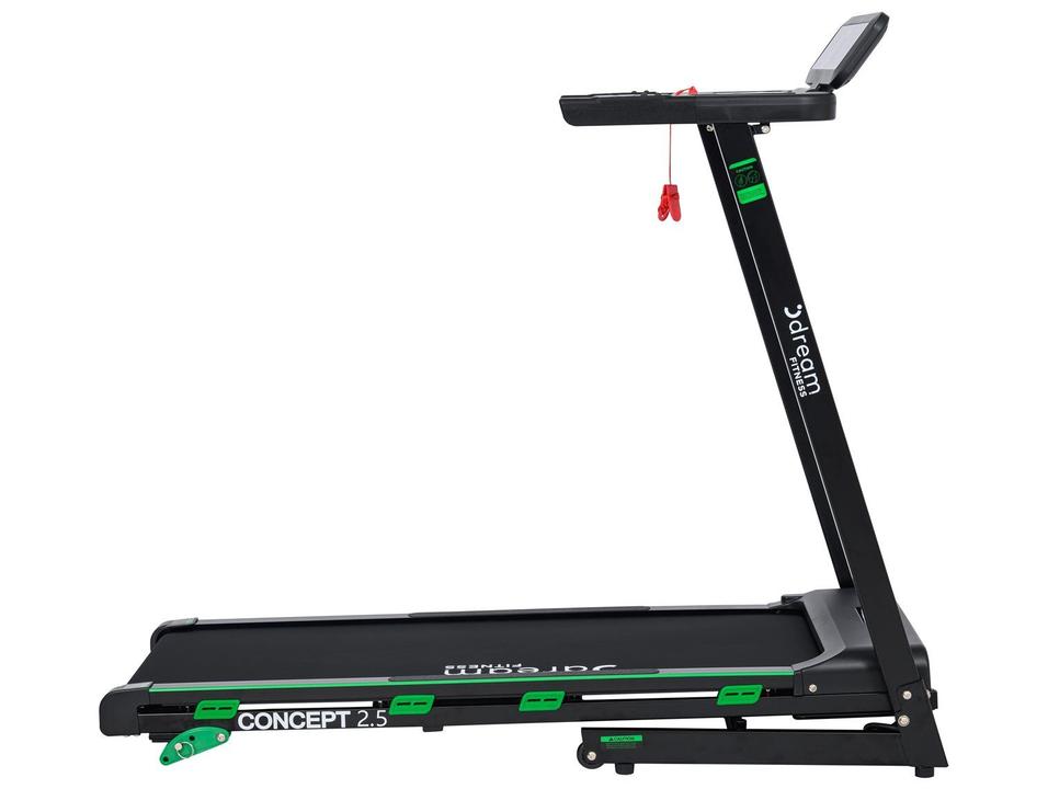 Esteira Ergométrica Elétrica Dream Fitness Concept Compact 2.5i Dobrável Vel. Máxima 16km/h - 7