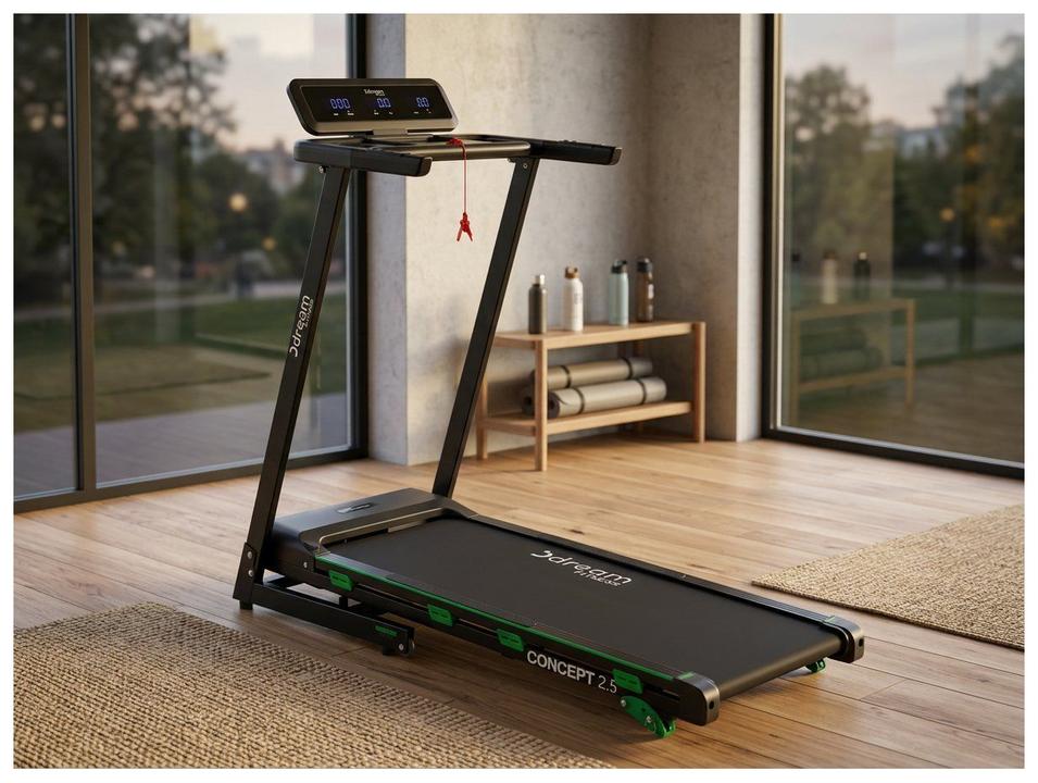 Esteira Ergométrica Elétrica Dream Fitness Concept Compact 2.5i Dobrável Vel. Máxima 16km/h - 1