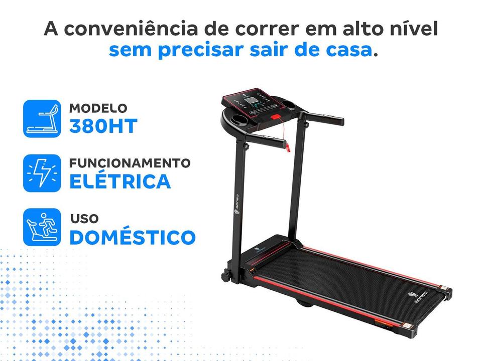 Esteira Ergométrica Elétrica Go New 380HT Dobrável Vel. Máxima 10km/h - 2