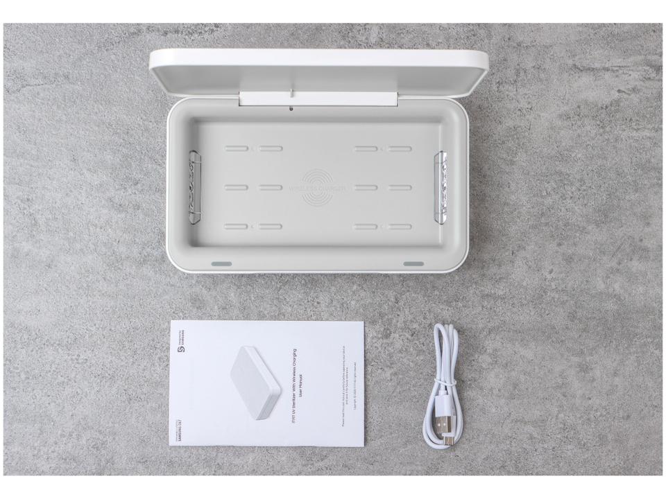 Esterilizador UV e Carregador sem Fio QI Samsung - 13