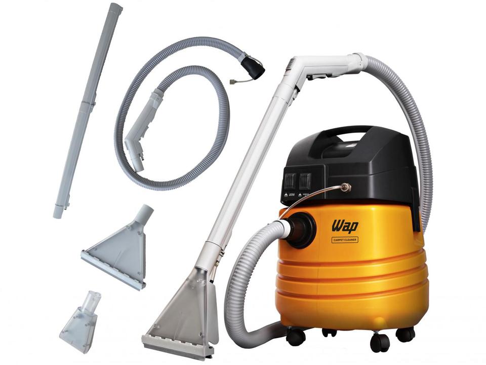 Extratora/Aspirador de Pó e Água Profissional Wap - 1600W Carpet Cleaner Amarelo e Preto - 110 V - 1