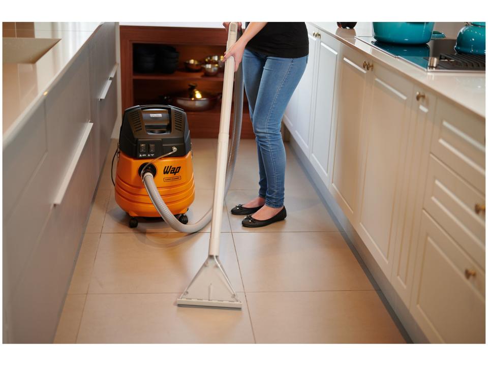 Extratora/Aspirador de Pó e Água Profissional Wap - 1600W Carpet Cleaner Amarelo e Preto - 110 V - 16