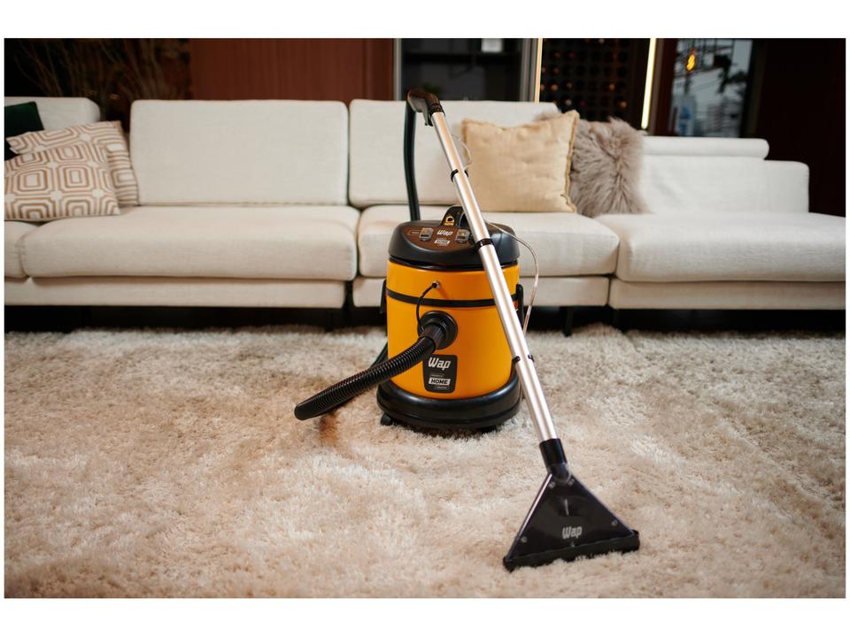 Extratora/Aspirador de Pó e Água Wap Home Cleaner - 1600W Borrifa e Aspira Amarelo com Preto - 110 V - 2