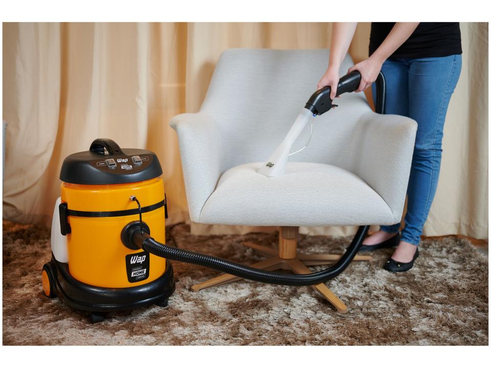 Extratora/Aspirador de Pó e Água Wap Home Cleaner - 1600W Borrifa e Aspira Amarelo com Preto - 110 V - 23