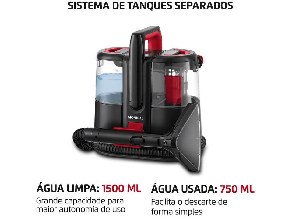 Extratora Mondial Portátil Deep Cleaner I EXP-01-R 1650W - 2
