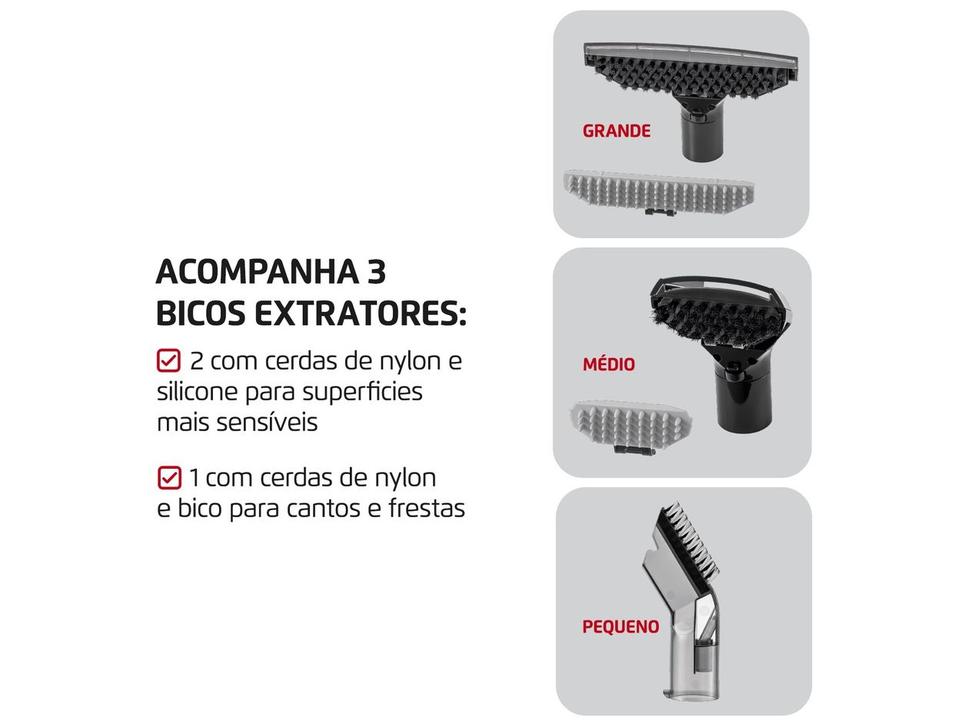 Extratora Mondial Portátil Deep Cleaner I EXP-01-R 1650W - 4