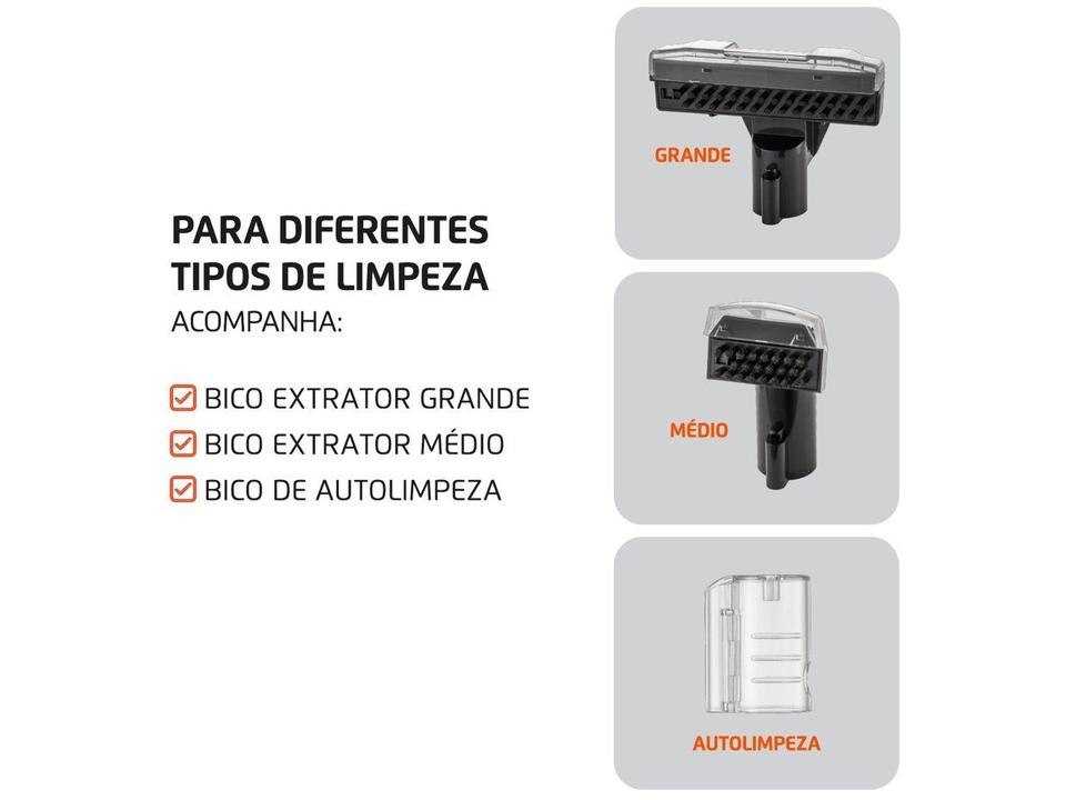 Extratora Mondial Portátil Deep Cleaner II EXP-02-O 1800W - 4